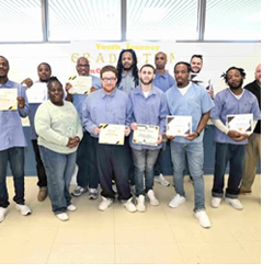 Y.O.U.T.H. Journey / Men of Action program - photo of graduates